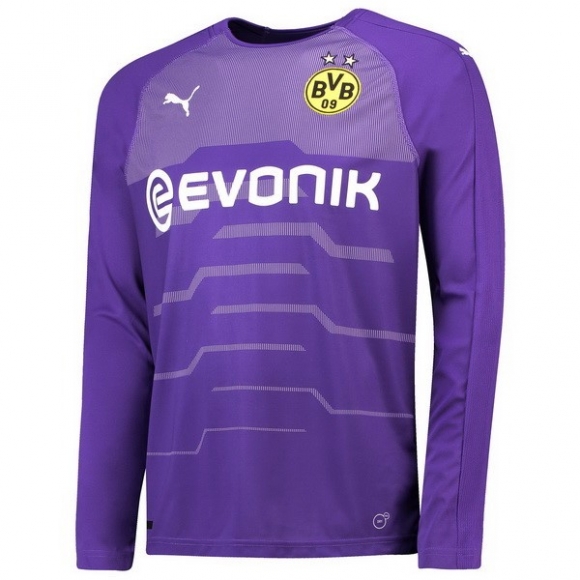 Thailandia Maglia Borussia Dortmund Terza Ml Portiere 2018/19 Porpora