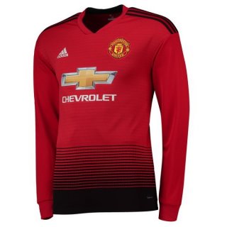 Thailandia Maglia Manchester United Home ML 2018/19 Rosso