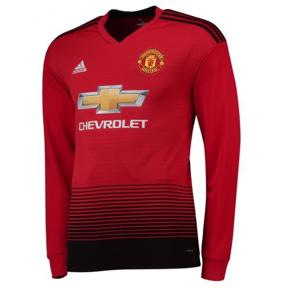 Thailandia Maglia Manchester United Home ML 2018/19 Rosso