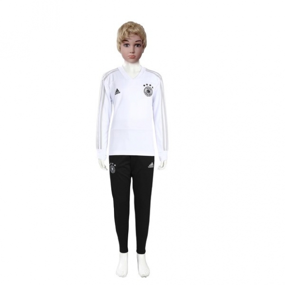 Felpa Germania Bambino 2018 Bianco