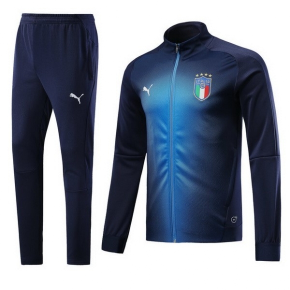 Felpa Italia 2018 Nero Blu