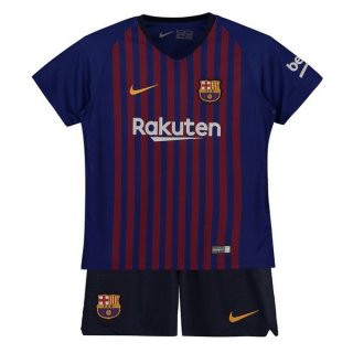 Maglia Barcellona Home Bambino 2018/19 Blu Rosso
