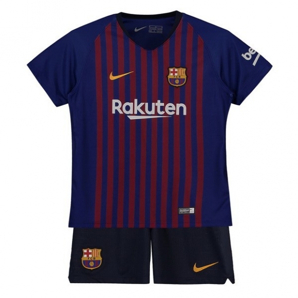 Maglia Barcellona Home Bambino 2018/19 Blu Rosso