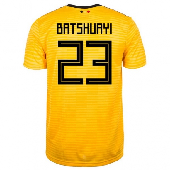 Maglia Belgio Away Batshuayi 2018 Giallo