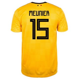 Maglia Belgio Away Meunier 2018 Giallo
