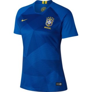 Maglia Brasile Away Donna 2018 Blu