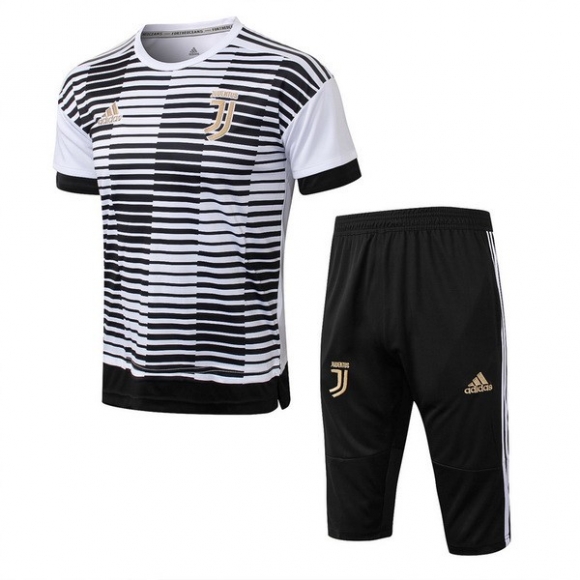 Maglia Formazione Juventus Set Completo 2018/19 Nero Bianco
