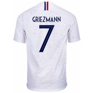 Maglia Francia Away Griezmann 2018 Bianco