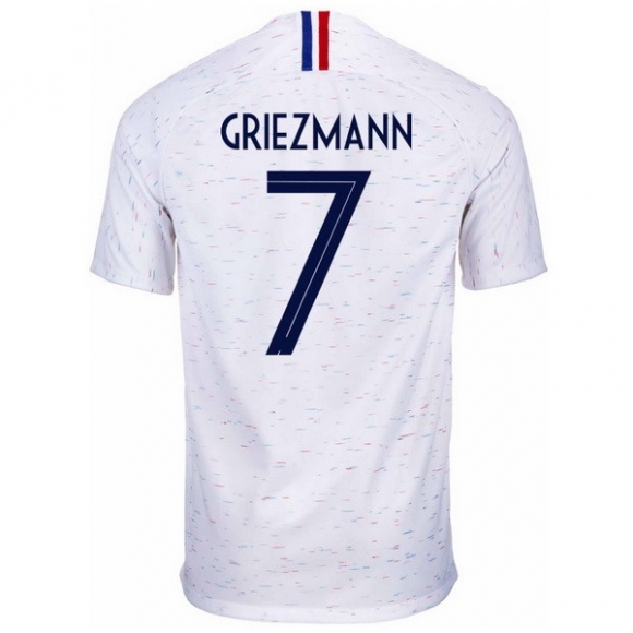 Maglia Francia Away Griezmann 2018 Bianco