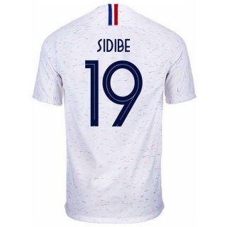 Maglia Francia Away Sidibe 2018 Bianco