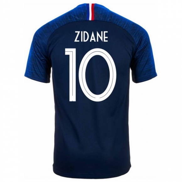 Maglia Francia Home Zidane 2018 Blu