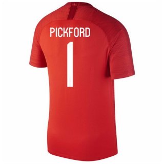 Maglia Inghilterra Away Pickford 2018 Rosso