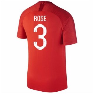 Maglia Inghilterra Away Rosa 2018 Rosso