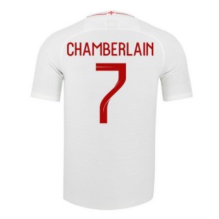 Maglia Inghilterra Home Chamberlain 2018 Bianco