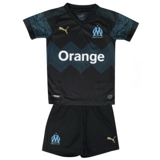 Maglia Marseille Away Bambino 2018/19 Nero