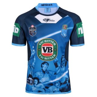 Maglia NSW Blues Classic Capitanes TRUE Blue 2017/18 Blu