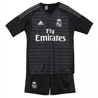 Maglia Real Madrid Home Bambino Portiere 2018/19 Nero