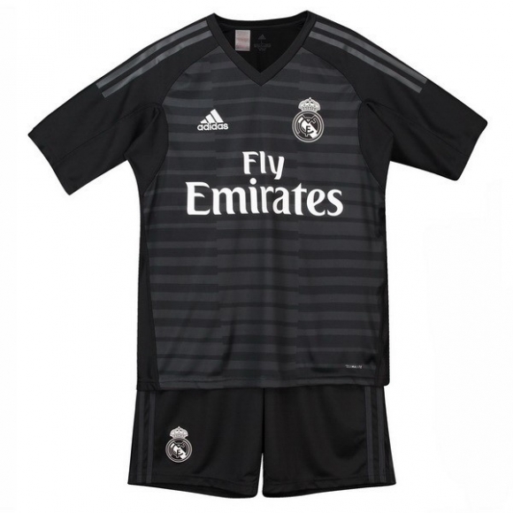 Maglia Real Madrid Home Bambino Portiere 2018/19 Nero