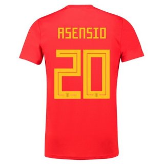 Maglia Spagna Home Asensio 2018 Rosso