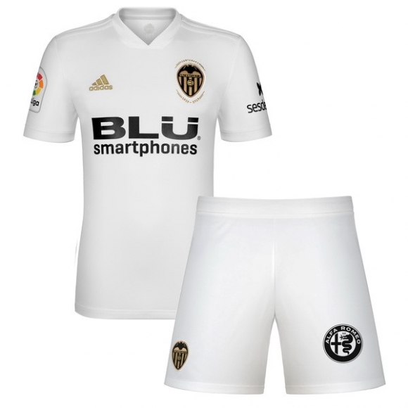 Maglia Valencia Home Bambino 2018/19 Bianco