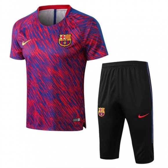 Maglia Formazione Barcellona Set Completo 2018/19 Porpora