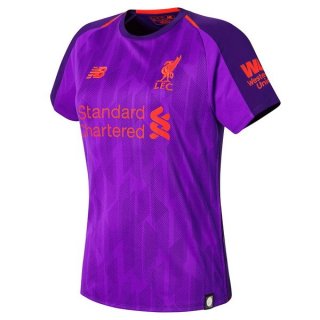 Maglia Liverpool Away Donna 2018/19 Porpora