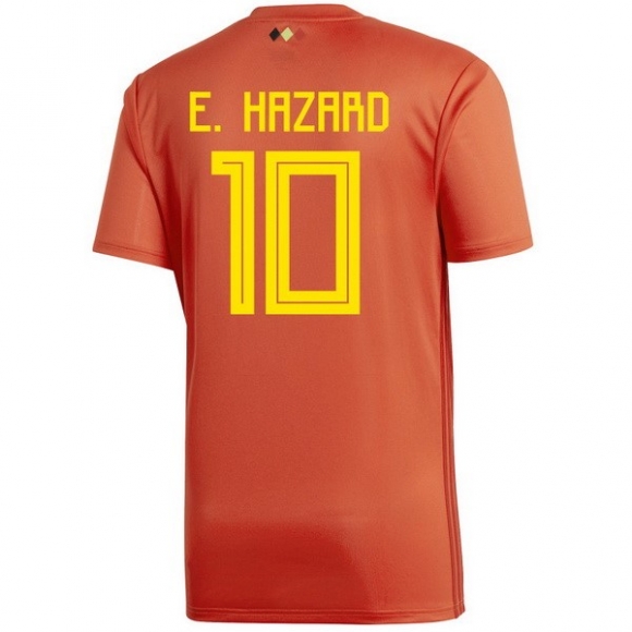 Maglia Belgio Home E.Hazard 2018 Rosso
