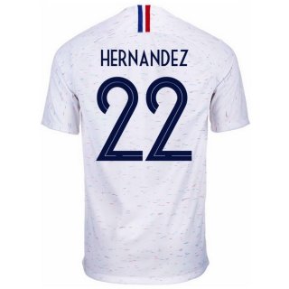 Maglia Francia Away Hernandez 2018 Bianco