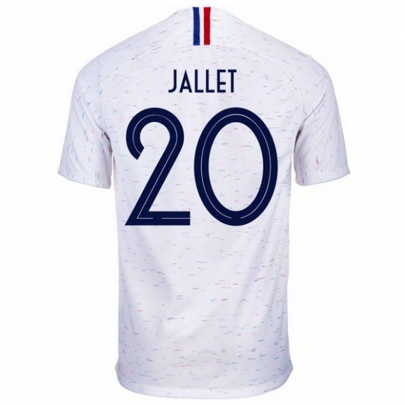 Maglia Francia Away Jallet 2018 Bianco