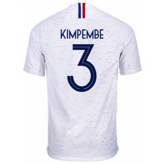 Maglia Francia Away Kimpembe 2018 Bianco