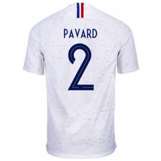 Maglia Francia Away Pavard 2018 Bianco