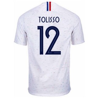 Maglia Francia Away Tolisso 2018 Bianco