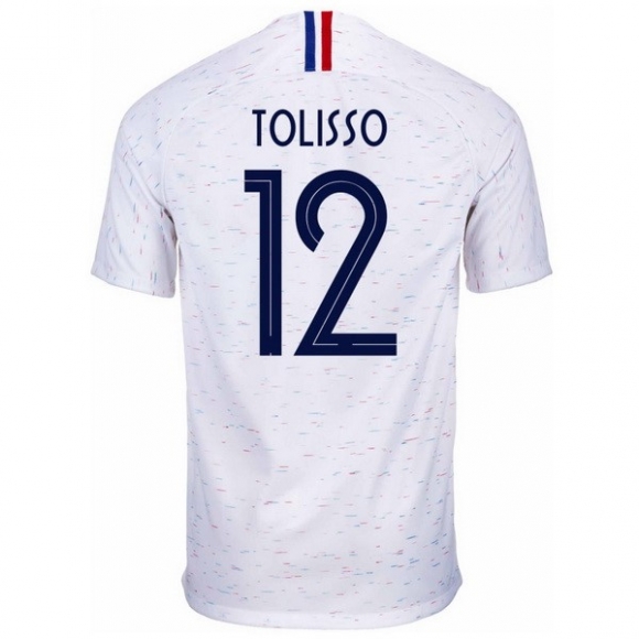 Maglia Francia Away Tolisso 2018 Bianco