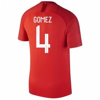 Maglia Inghilterra Away Gomez 2018 Rosso