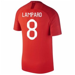 Maglia Inghilterra Away Lampard 2018 Rosso