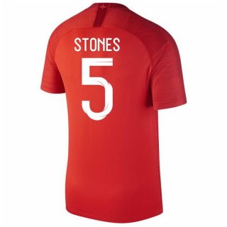 Maglia Inghilterra Away Stones 2018 Rosso