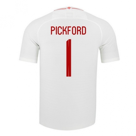 Maglia Inghilterra Home Pickford 2018 Bianco