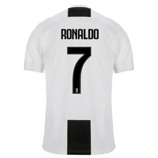 Maglia Juventus Home Ronaldo 2018/19 Bianco Nero