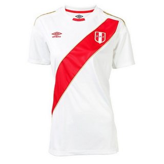 Maglia Perù Home Donna 2018 Bianco