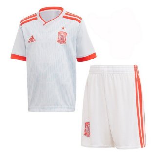 Maglia Spagna Away Bambino 2018 Bianco