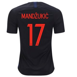 Thailandia Maglia Croazia Away Mandzukic 2018 Blu