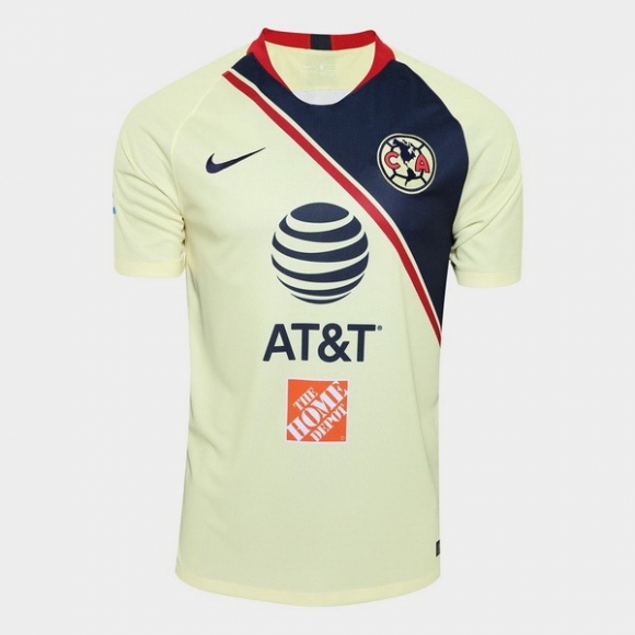 Thailandia Maglia Club América Home 2018/19 Giallo
