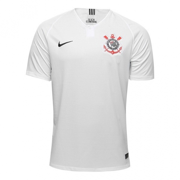 Thailandia Maglia Corinthians Paulista Home 2018/19 Bianco