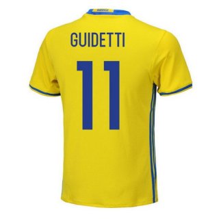 Thailandia Maglia Sweden Home Guidetti 2018 Giallo