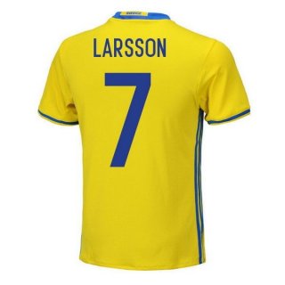 Thailandia Maglia Sweden Home Larsson 2018 Giallo
