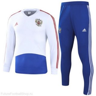 Felpa Russia 2018 Bianco Blu