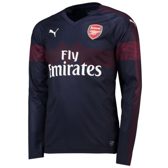 Maglia Arsenal Away ML 2018/19 Blu Navy