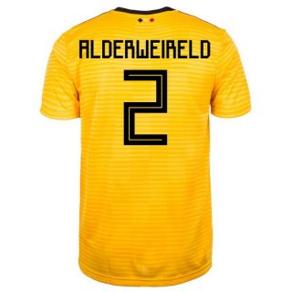 Maglia Belgio Away Alderweireld 2018 Giallo