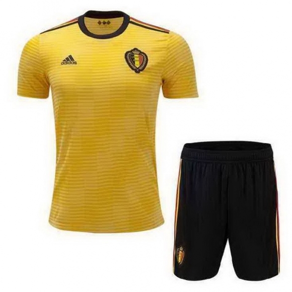 Maglia Belgio Away Bambino 2018 Giallo