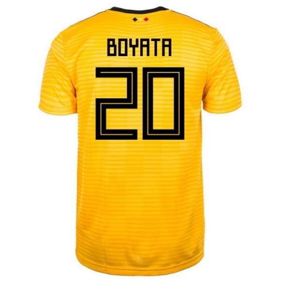 Maglia Belgio Away Boyata 2018 Giallo